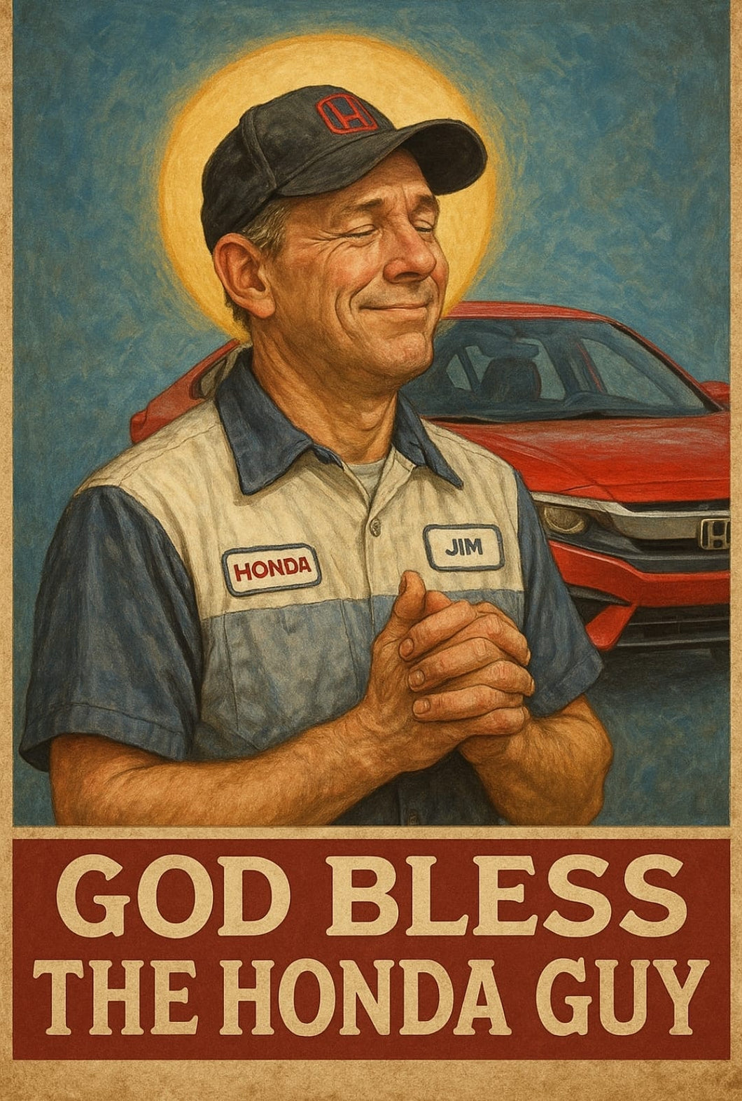 PATRON SAINT OF RELIABILITY - Poster