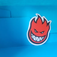 Fire Face Sticker