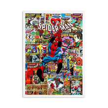 The Amazing Spiderman Marvel Comics Super Hero Collage Canvas Wall Art Spiderman Canvas Painting Print Poster Picture Home Decor