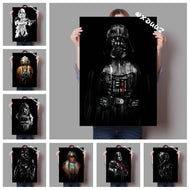 Popular movie posters star wars watercolor family decorative painting poster Room decoration picture Home Decor No Frame o942