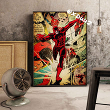 Marvel Superhero Iron Man Spider-Man Captain America Comic Illustration Poster Home Decoration Room decoration picture o954